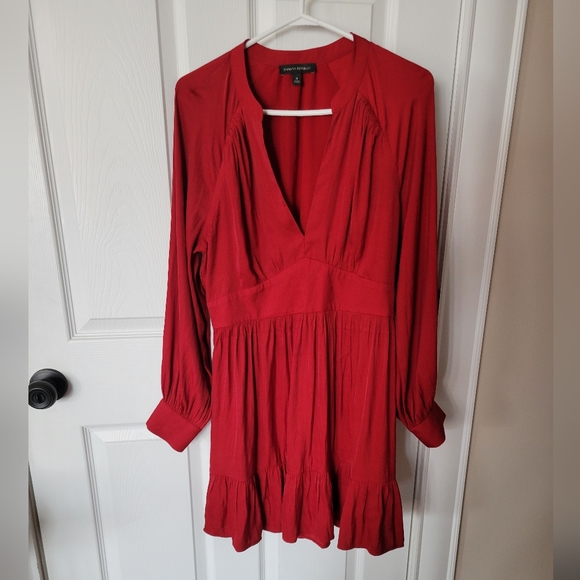 Petite Tiered Mini Dress - Picture 2 of 8